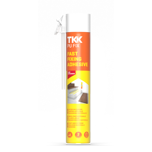 Tekapur PU pena montážna nízkoexpanzná hadičková  FAST FIXING ADHESIVE 500 ml